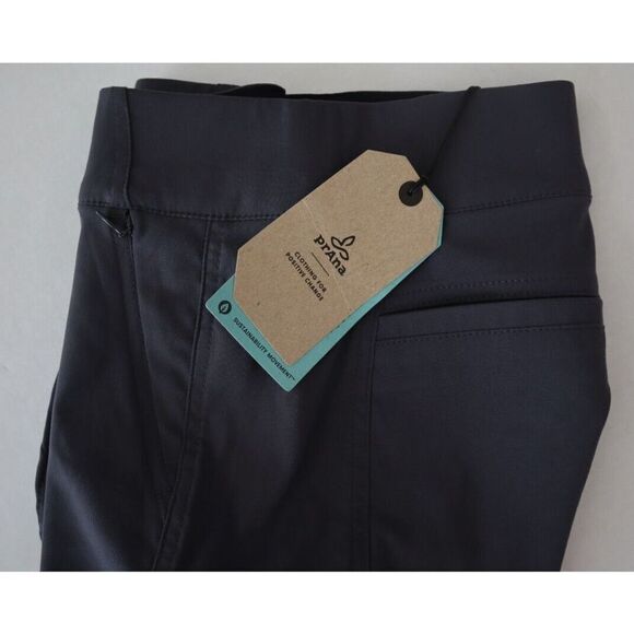 PrAna Women's Sz XS Coal Gray Mariel Water Repellent Finish UPF 50+ Jeggings $89 - Picture 4 of 13